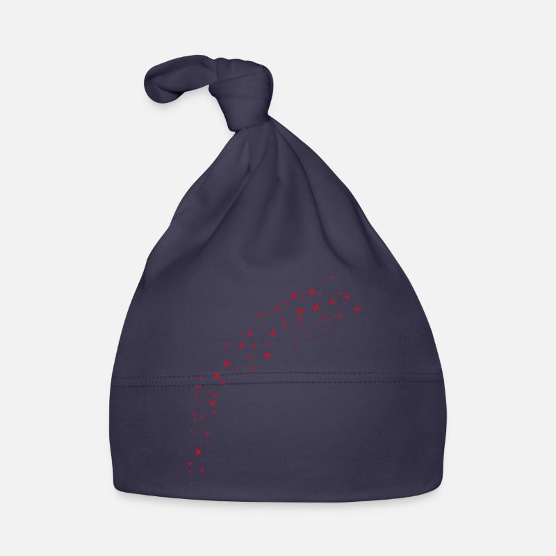 Perfect Red Star Arc Organic Baby Cap