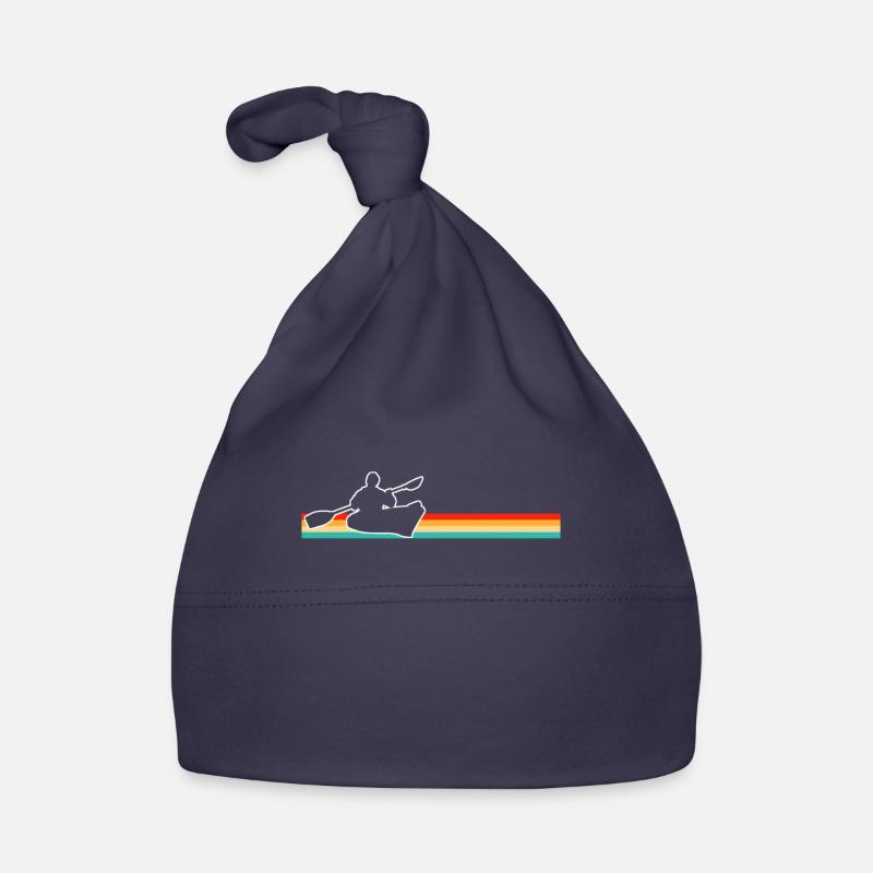 Canoeing Retro Organic Baby Cap