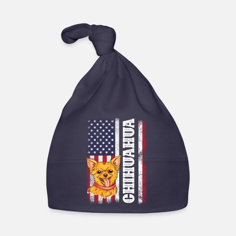 Shih Tzu Drapeau américain Chiot Propriétaire d’animal de compagnie Hun Bonnet bio Bébé