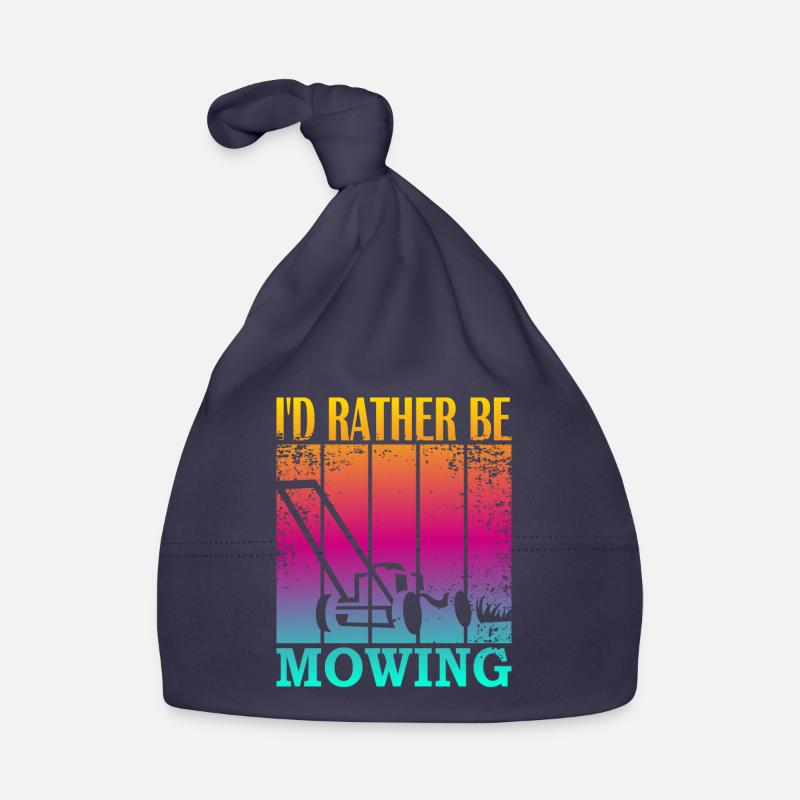 I'd rather be mowing Baby Bio-Mütze