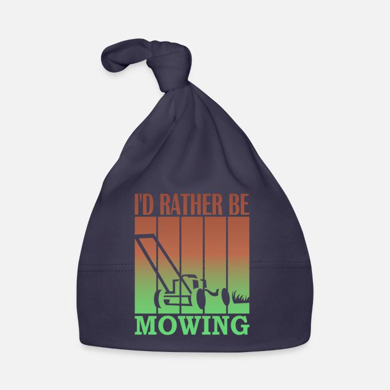 I'd rather be mowing Baby Bio-Mütze