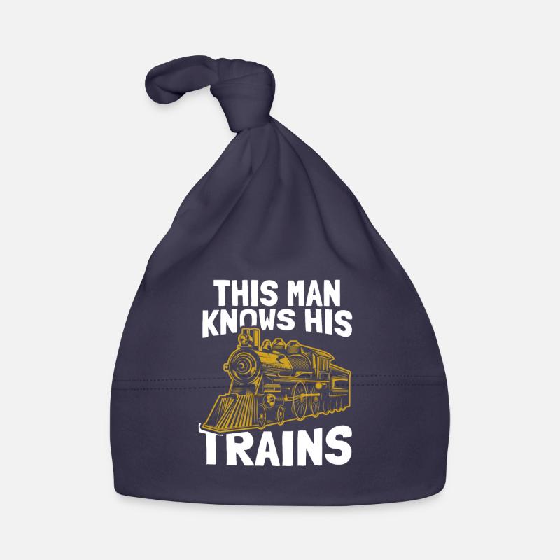 Railway Railway Train Train Train Driver Organic Baby Cap