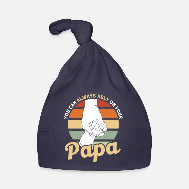 Reliable Father Dad Papa Organic Baby Cap