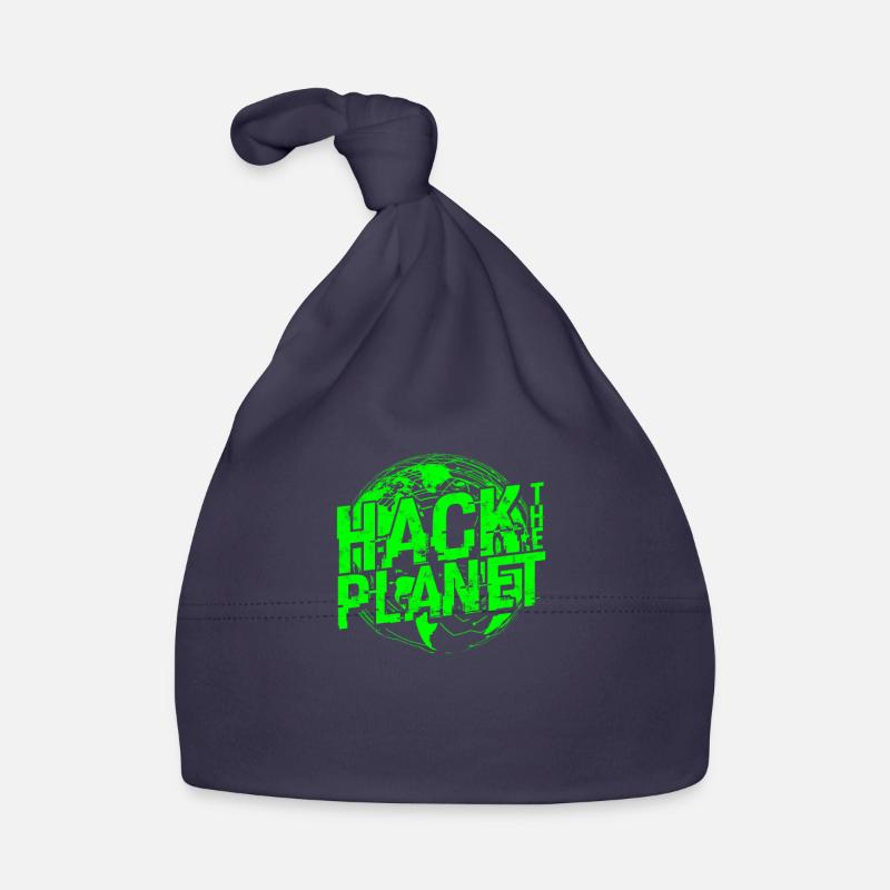 Hack the Planet Software Developer - Anonymous Organic Baby Cap