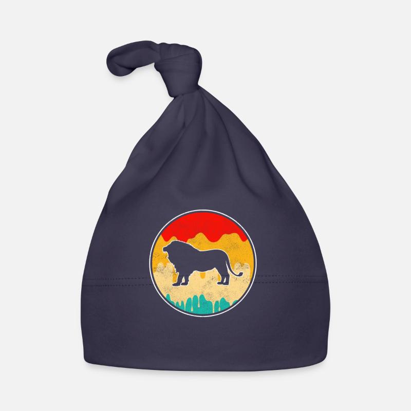 Lion Rétro Bonnet bio Bébé