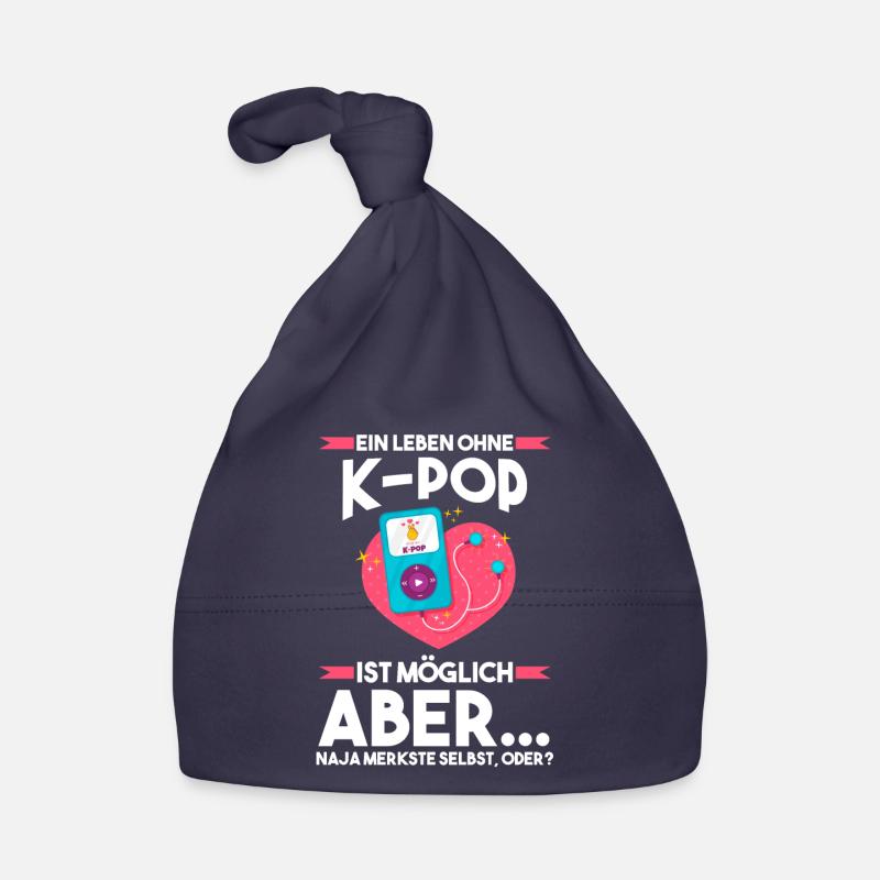 K-pop - Baby Bio-Mütze - Navy