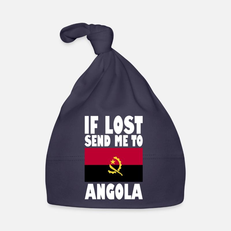 Drapeau de l’Angola Bonnet bio Bébé