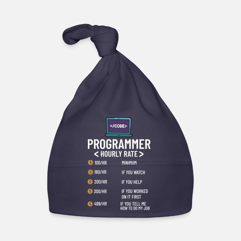 Programmeur Programmation Ordinateur Développeur Pc Bonnet bio Bébé