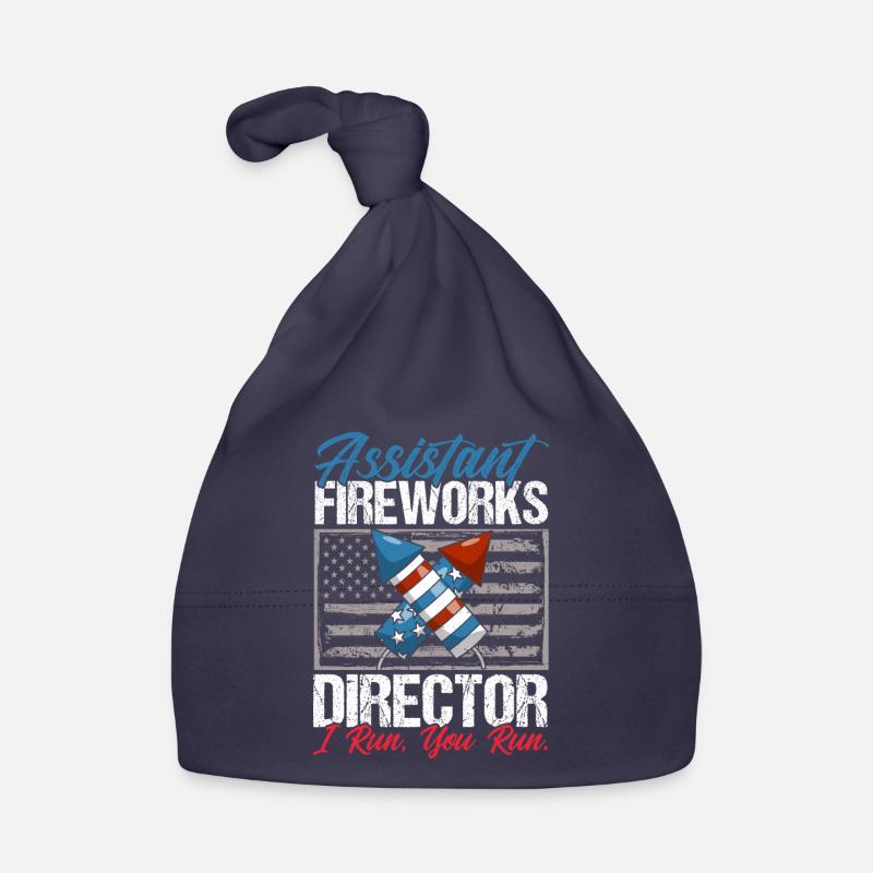 Funny fireworks pyrotechnician saying Organic Baby Cap