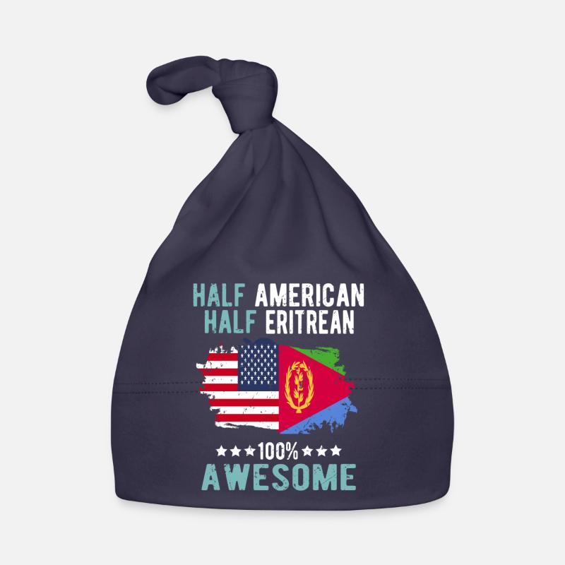 Half American, half Eritrean Organic Baby Cap