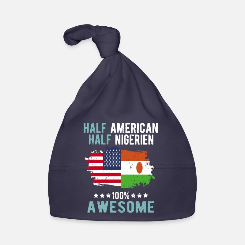 Halb Amerikaner Halb Nigrer Baby Bio-Mütze