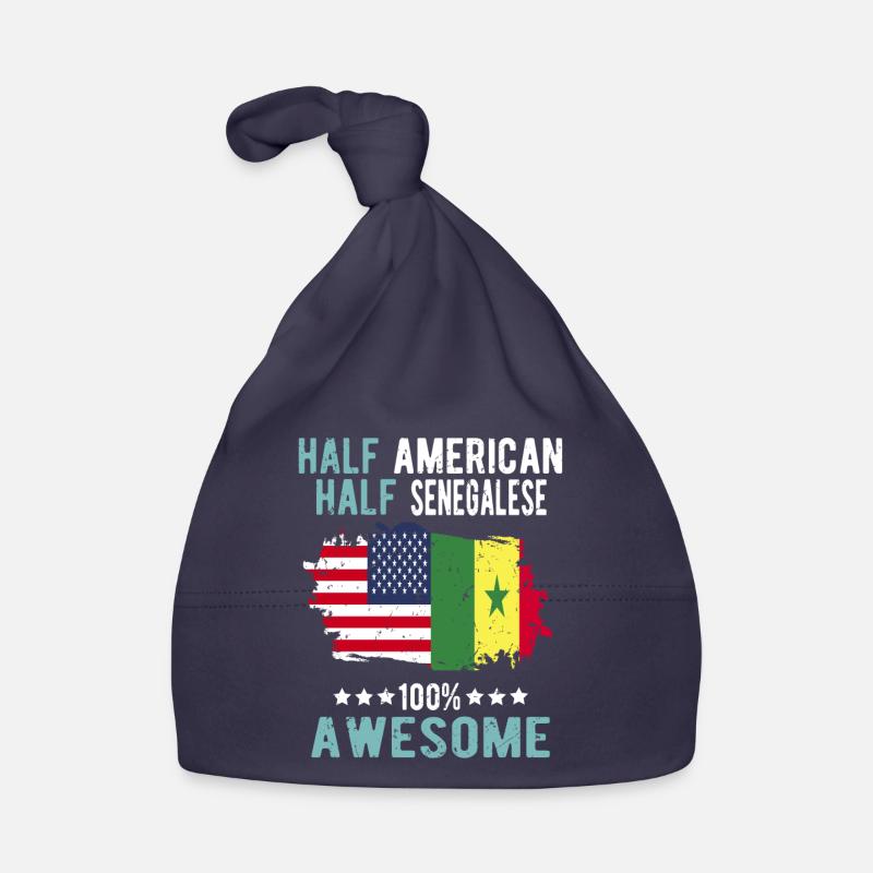 Moitié américain moitié sénégalais Bonnet bio Bébé