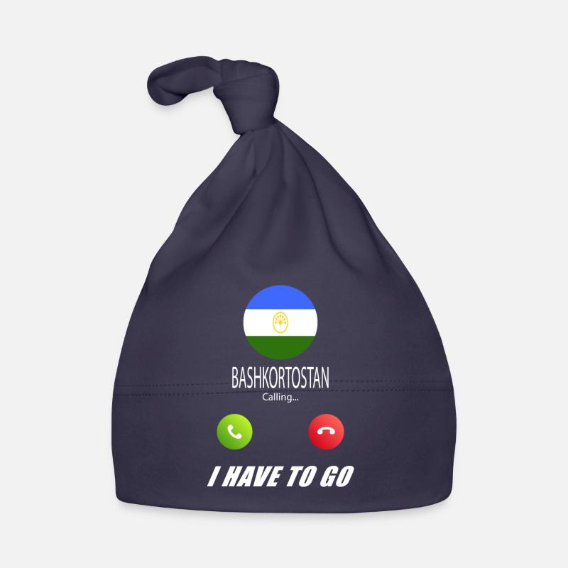 Bashkortostan ruft an Lusiger Flaggen Spruch Baby Bio-Mütze