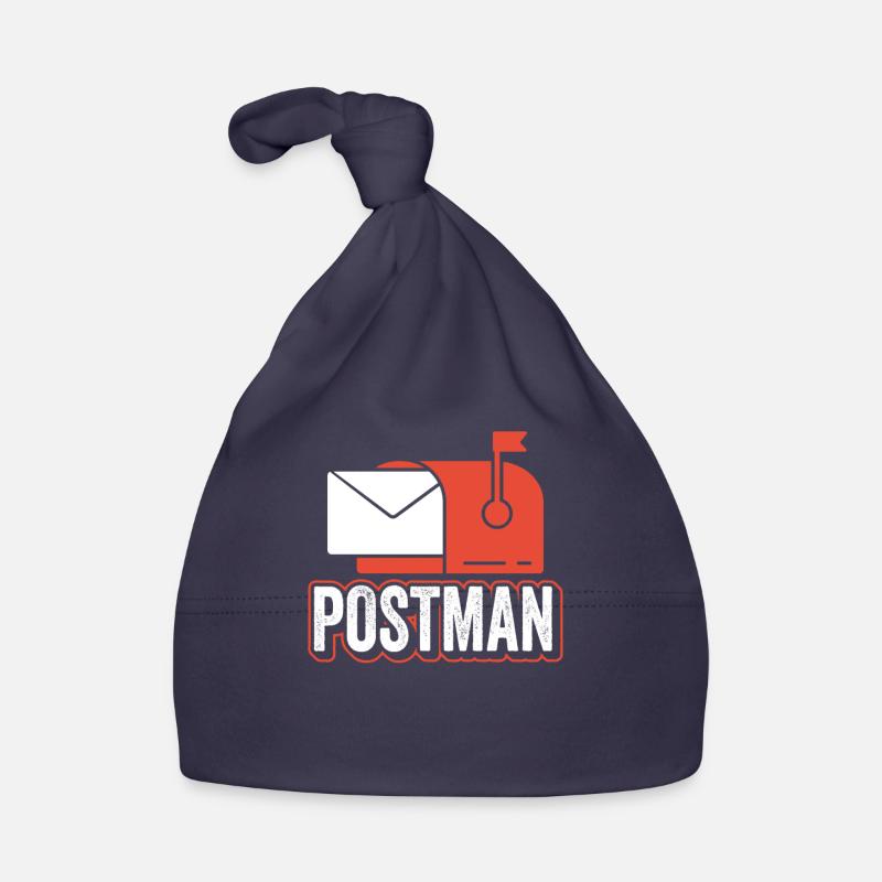 Postman Postman Delivery Courier Parcel Service Organic Baby Cap