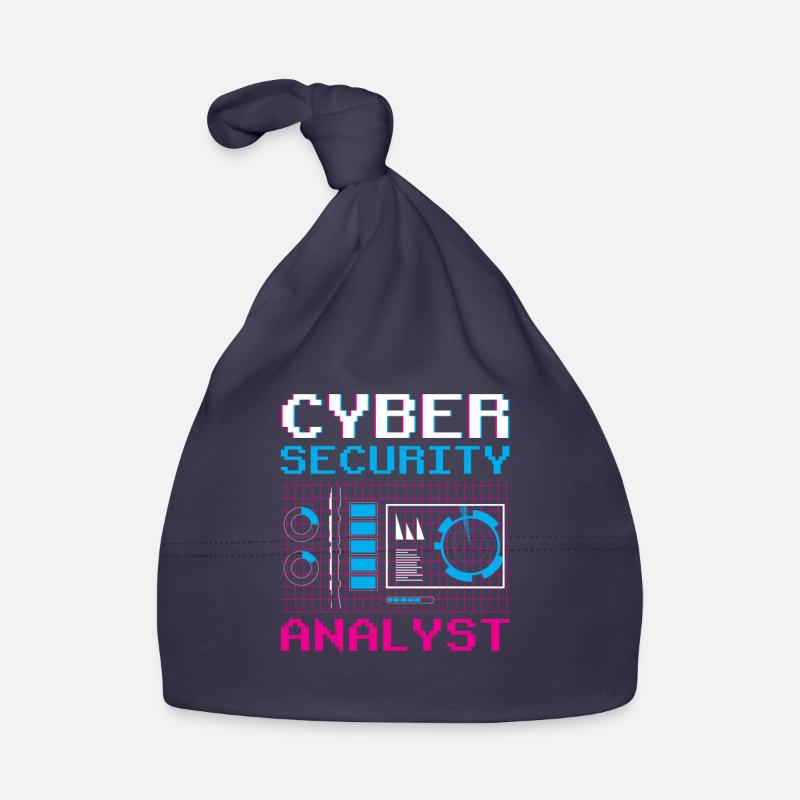 Cybersecurity Analyst IT Sicherheit Hacker Hack Baby Bio-Mütze
