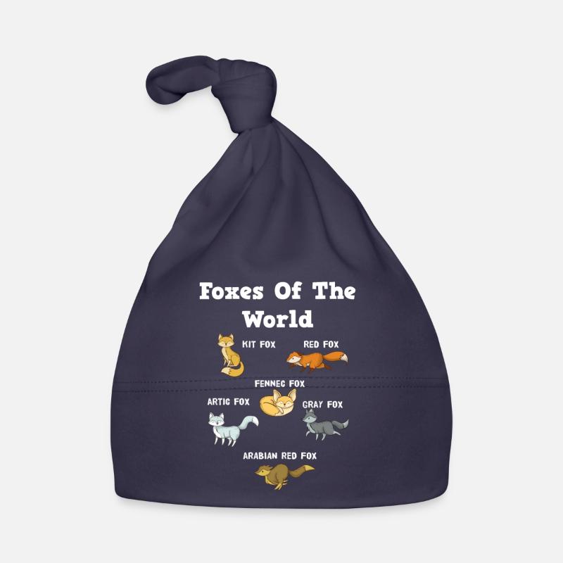 Fuchs - Baby Bio-Mütze - Navy