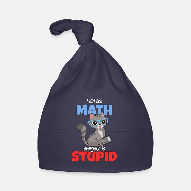 Chat Math Bonnet bio Bébé
