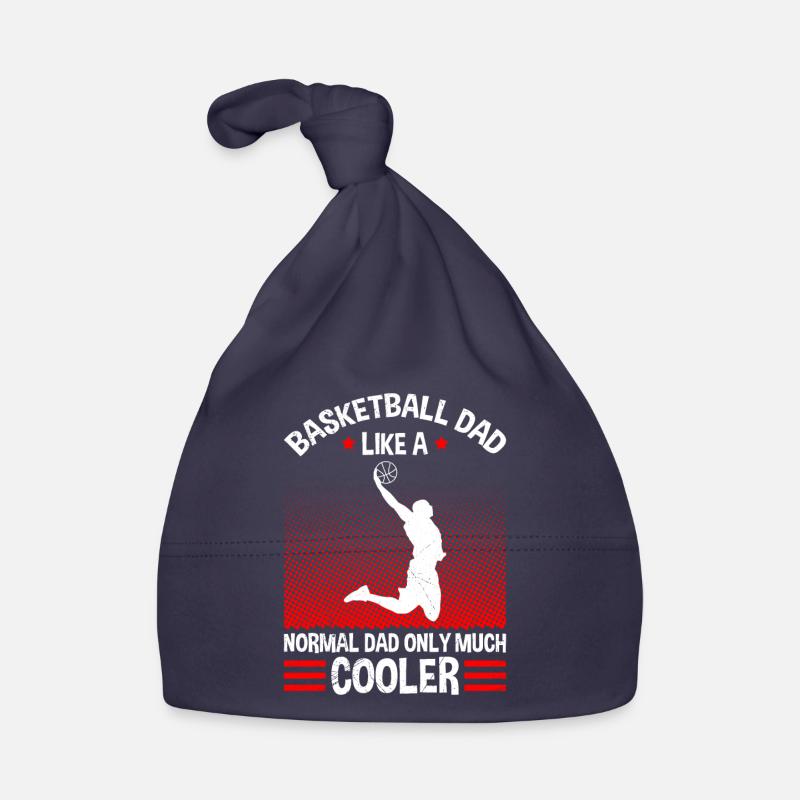 Basketball dad like normal dad only cooler Organic Baby Cap