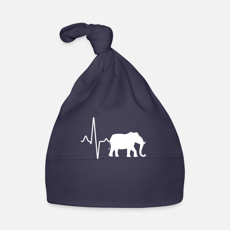 Elephant Heartbeat Organic Baby Cap