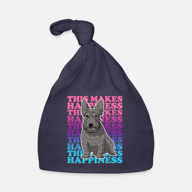 terrier écossais | Cadeau de propriétaire de chien de chien Bonnet bio Bébé