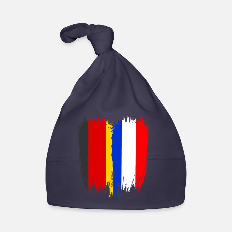 Germany Flag Netherlands Organic Baby Cap