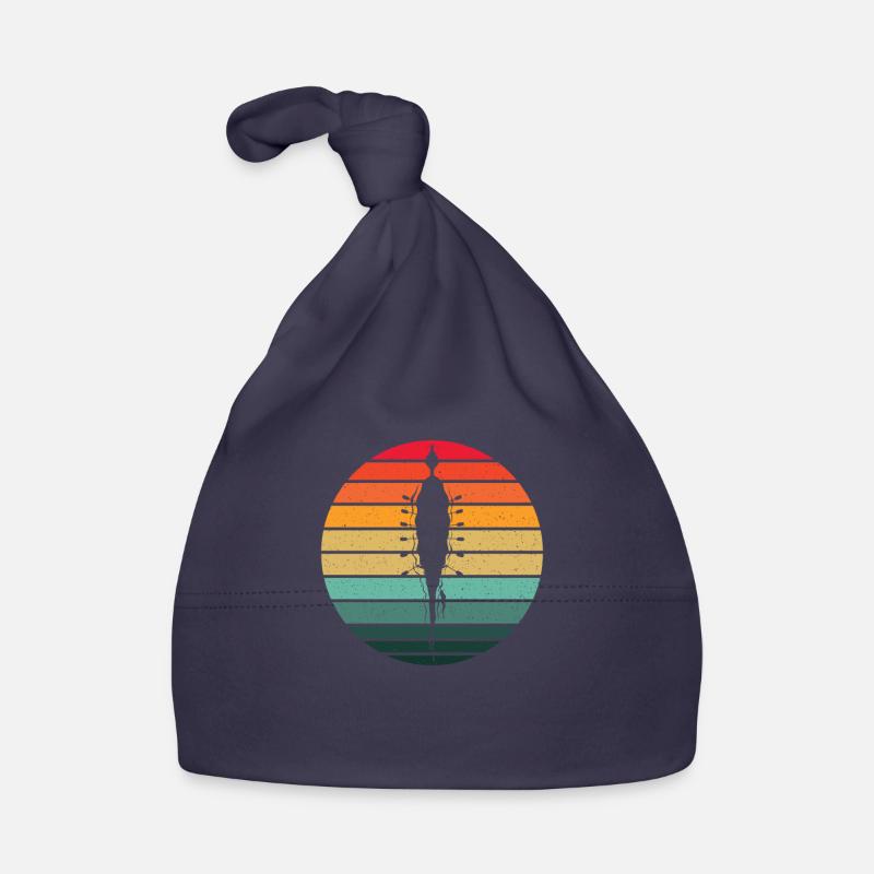 Retro Rowing Crew Boat Vintage Rower Row Team Jeu de mots Bonnet bio Bébé