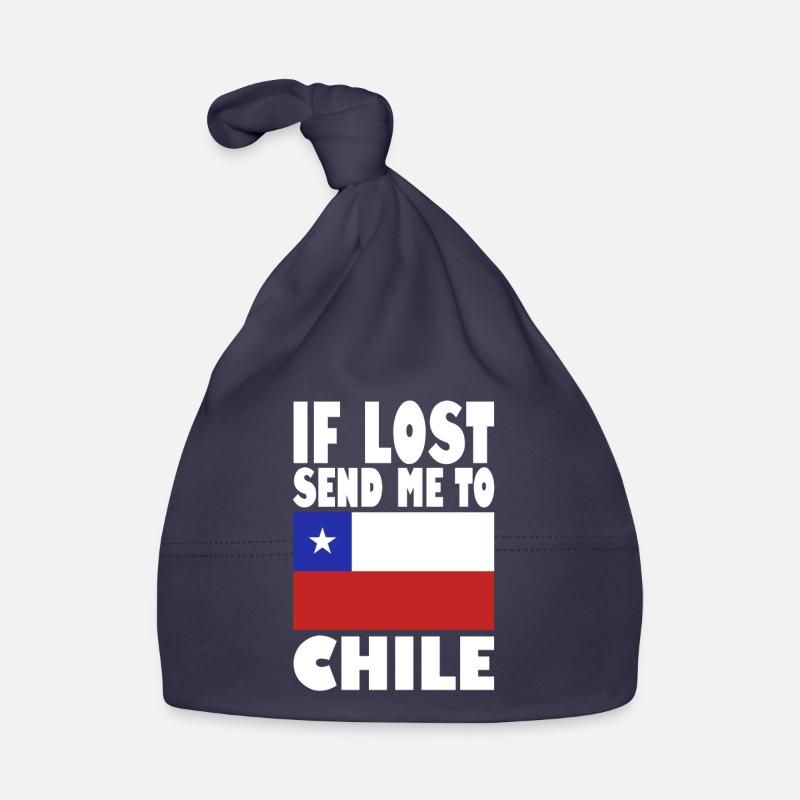 Dicton du drapeau du Chili Bonnet bio Bébé
