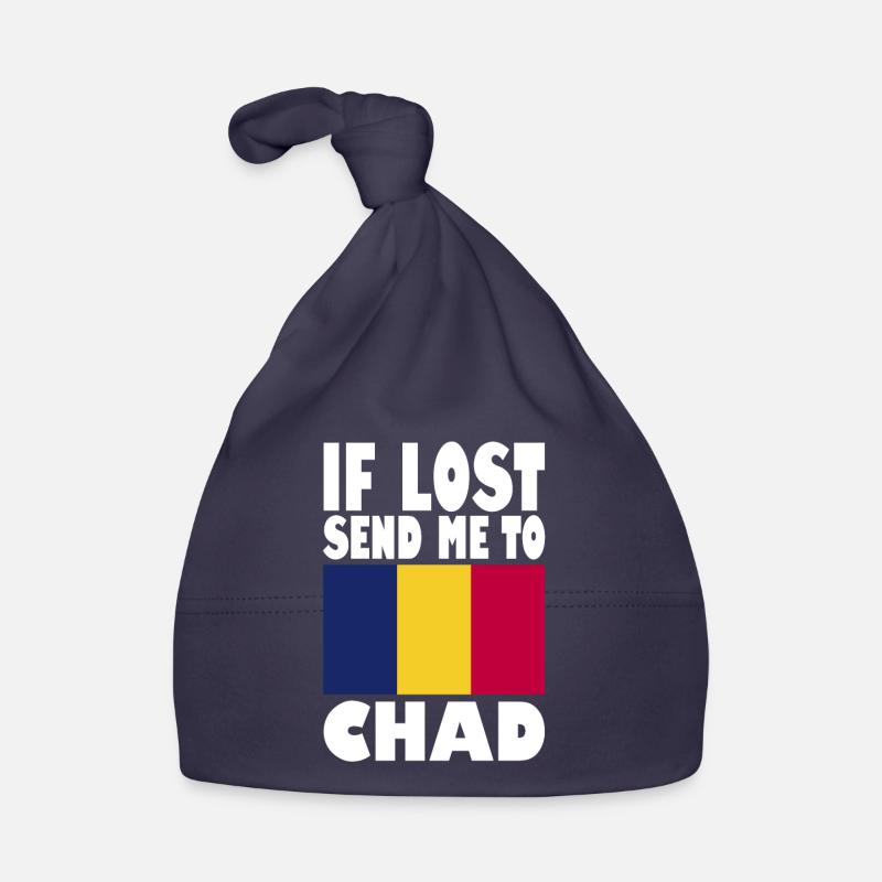 Chad Flag Saying Organic Baby Cap
