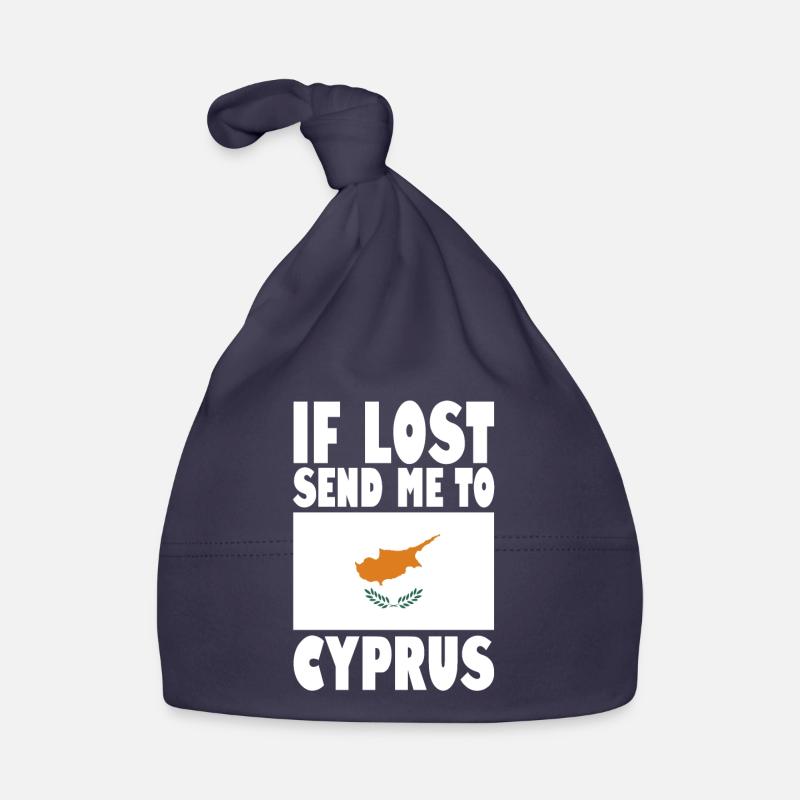 Drapeau de Chypre Disant Bonnet bio Bébé