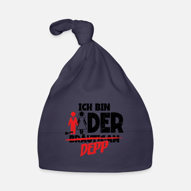 Ich bin der Depp Bräutigam Baby Bio-Mütze