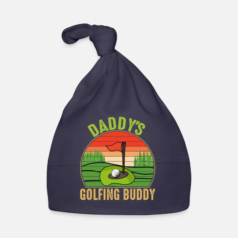 Daddy's Golfing Buddy Organic Baby Cap