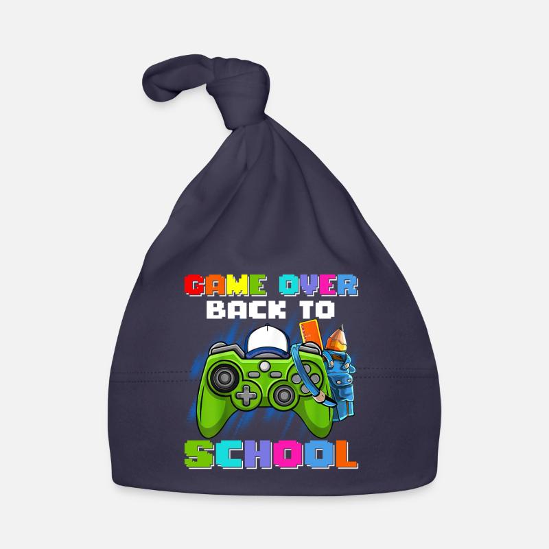 Game Over Retour à l’école Bonnet bio Bébé