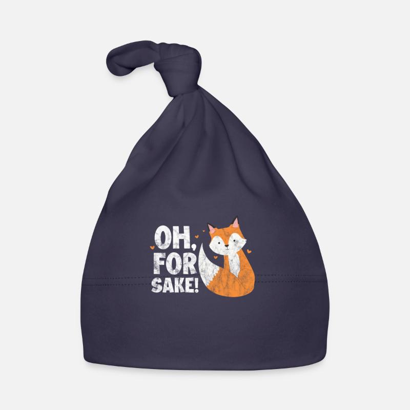 Fuchs - Baby Bio-Mütze - Navy