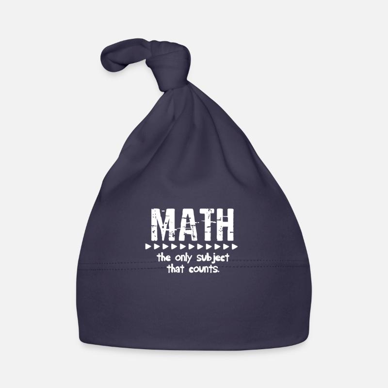 Matematica Cappellino ecologico per neonato