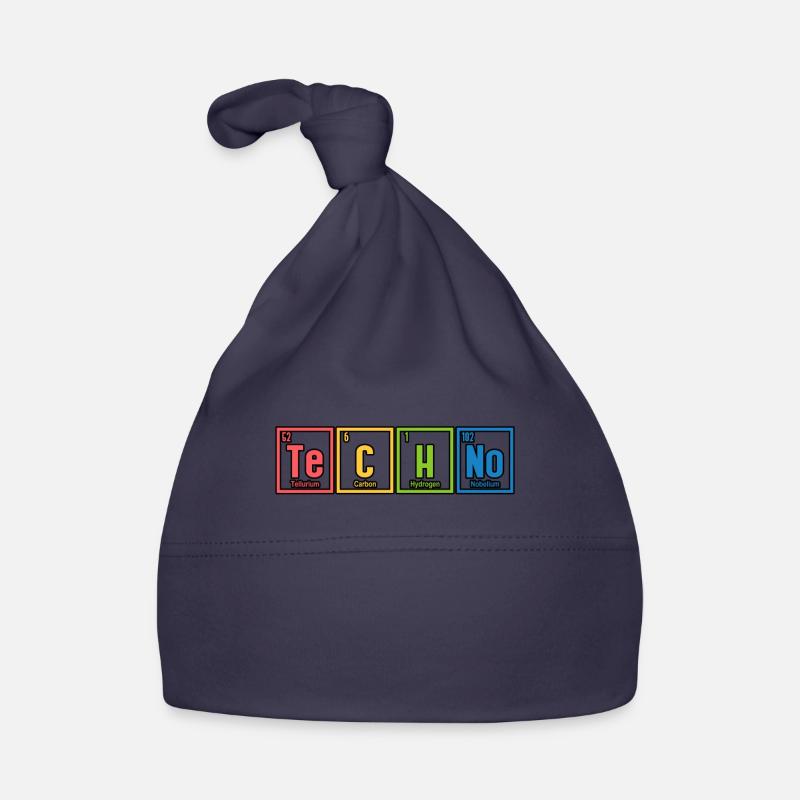 Rave Techno Periodic Table Organic Baby Cap