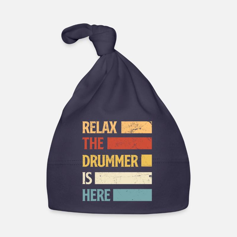 Cadeau de batteur de batterie Bonnet bio Bébé