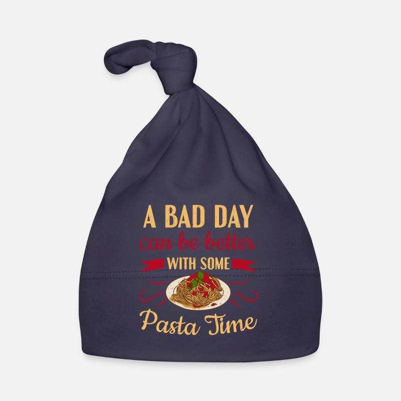 A Bad Day Can Be Better With Some Pasta Time Pasta Organic Baby Cap
