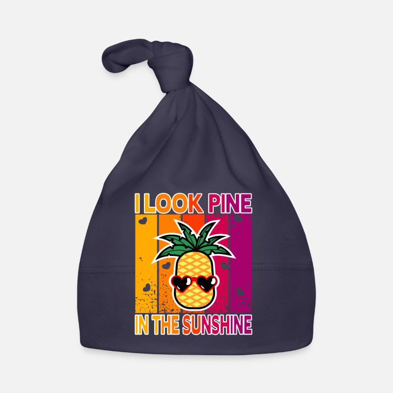 Je regarde le pin au soleil Bonnet bio Bébé