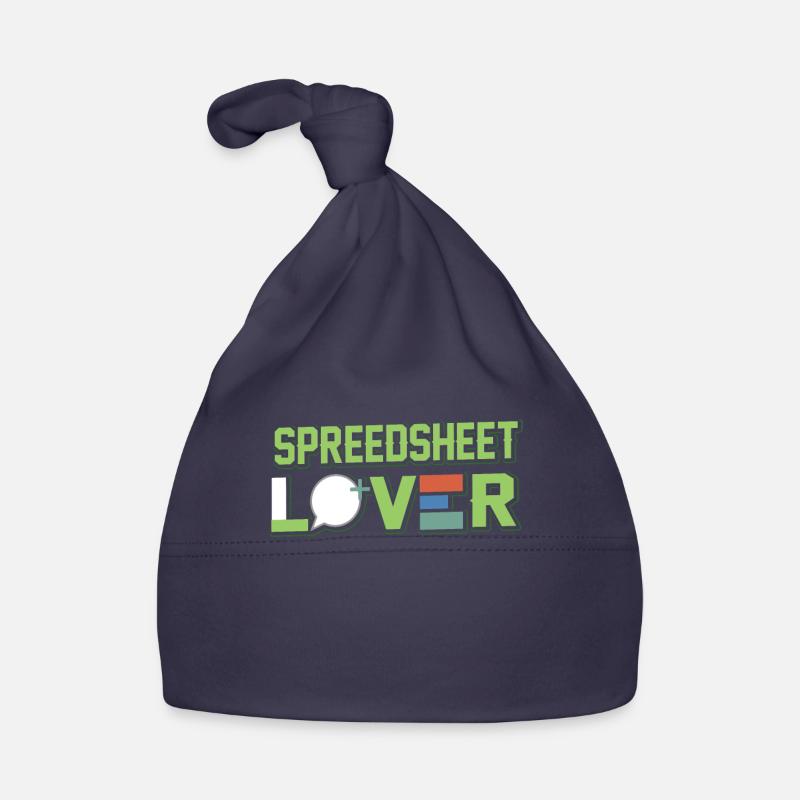 Spreadsheet Lovers Accountant Table Work Organic Baby Cap