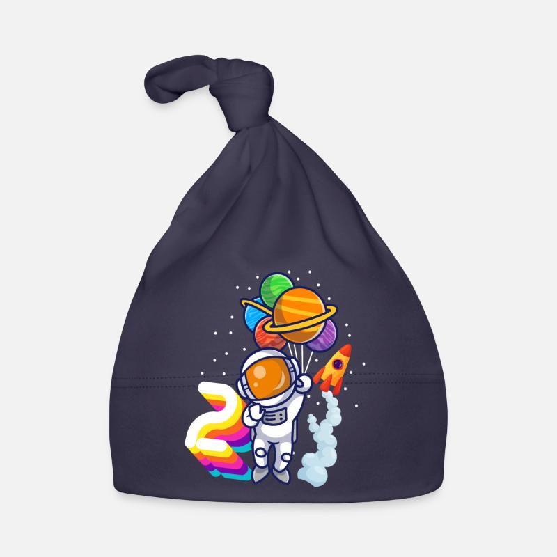 Cadeau astronaute 2e anniversaire Space Boy Bonnet bio Bébé