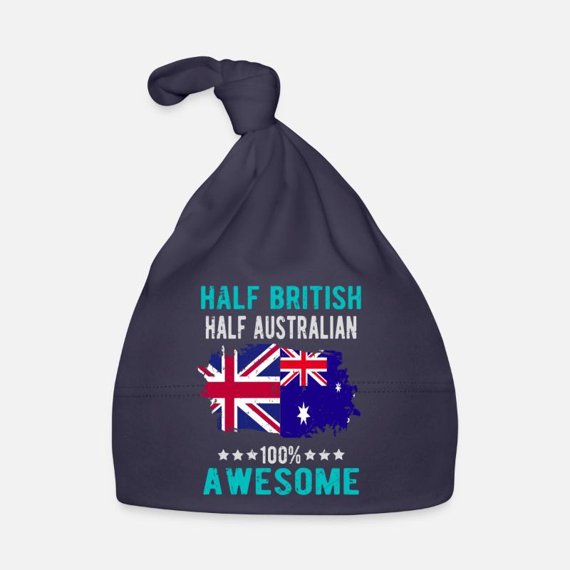 Halb Brite Halb Australier Baby Bio-Mütze