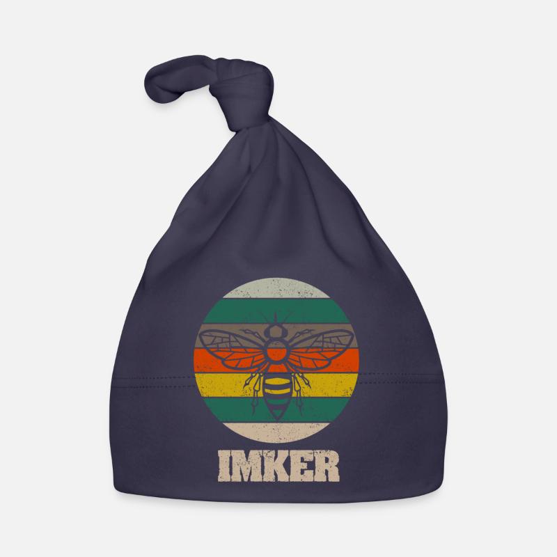 Hobbyimker Bienen Imker Retro Baby Bio-Mütze