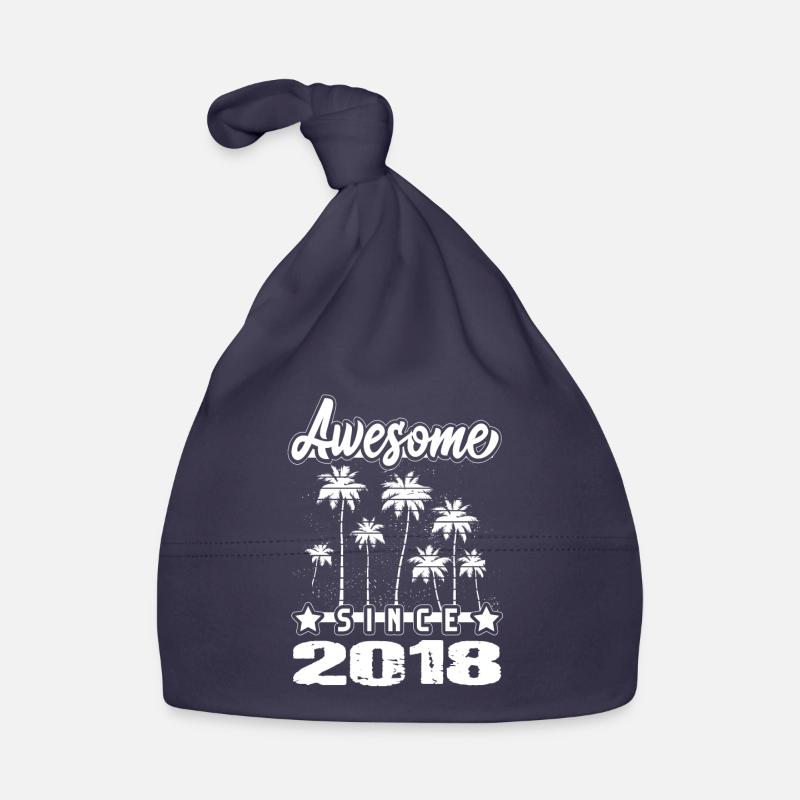 Awesome Since 2018 Organic Baby Cap