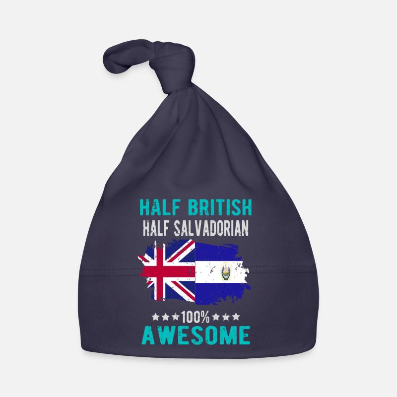 Half British Half Salvadoran Organic Baby Cap