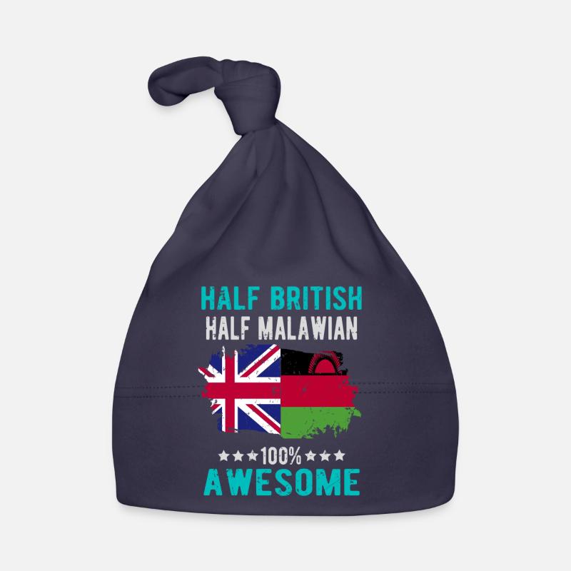 Halb Brite Halb Malawi Baby Bio-Mütze