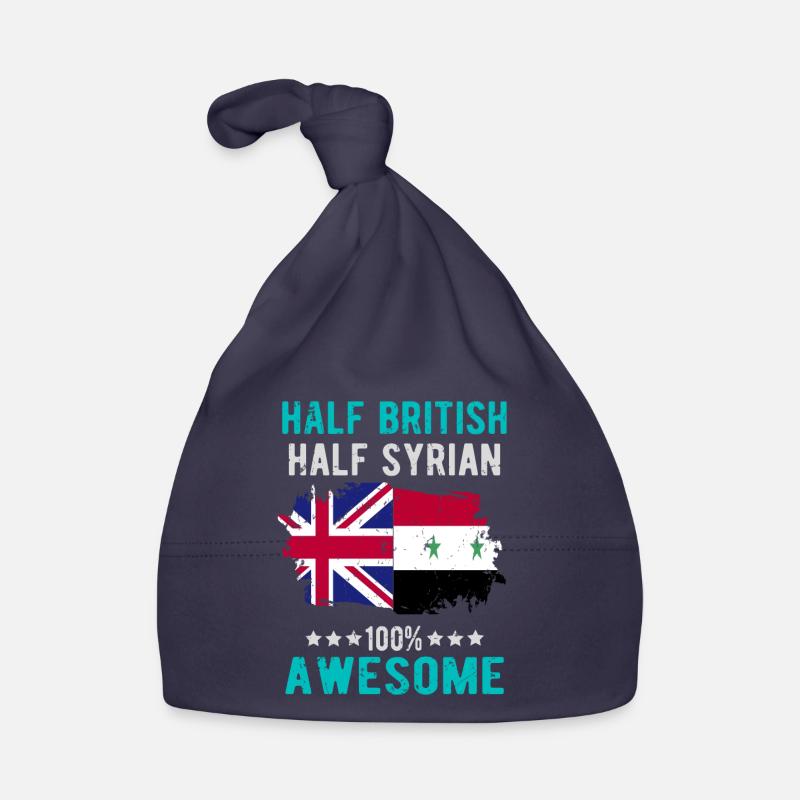 Moitié britannique moitié syrien Bonnet bio Bébé