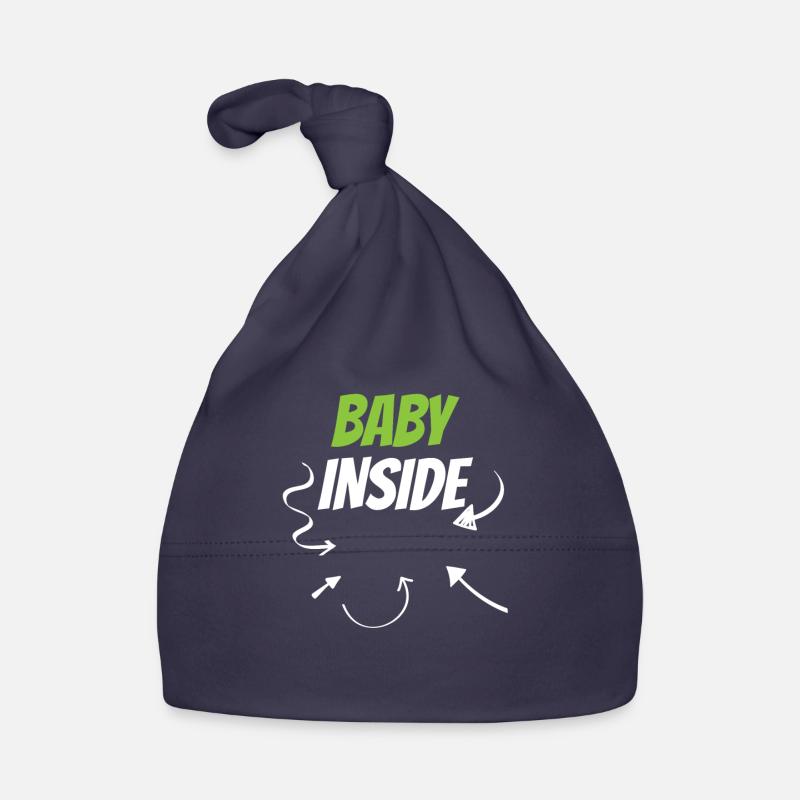 Bébé à l’intérieur Annonce Bébé enceinte à l’intérieur Bonnet bio Bébé