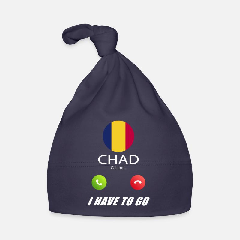 Le Tchad appelle les drapeaux lusiger en disant Bonnet bio Bébé