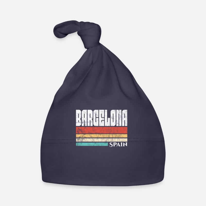 Spanien Spanisch Barcelona Spanier Urlaub Geschenk Baby Bio-Mütze