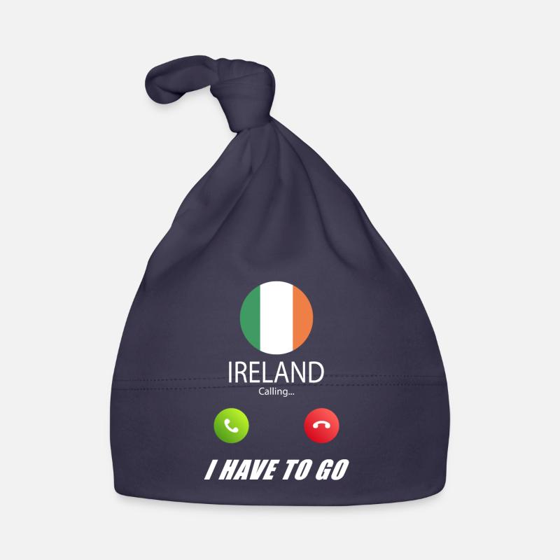Irland ruft an Lusiger Flaggen Spruch Baby Bio-Mütze